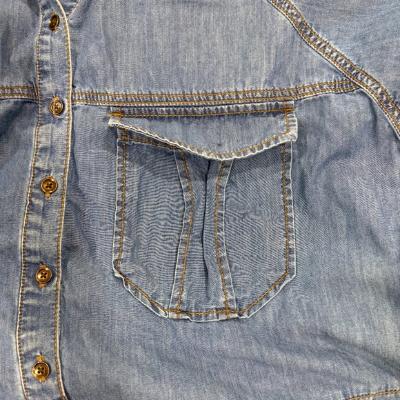 Banana Republic Denim Dress with POCKETS! | Sz M - Picture 3 of 4
